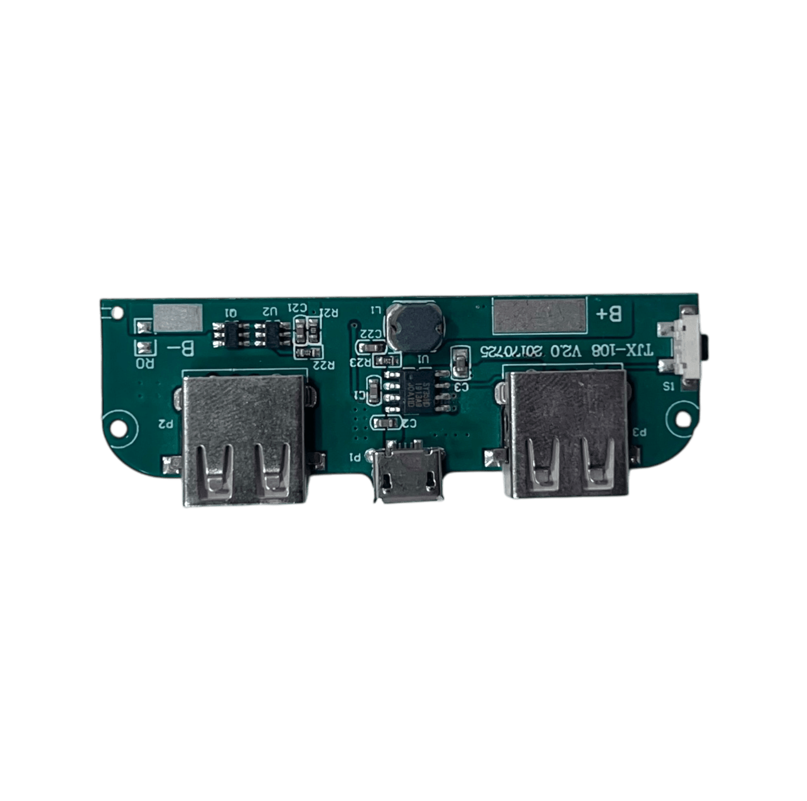 Photoroom_20250201_122509.png Power Bank Module Dual USB Output Micro USB Port