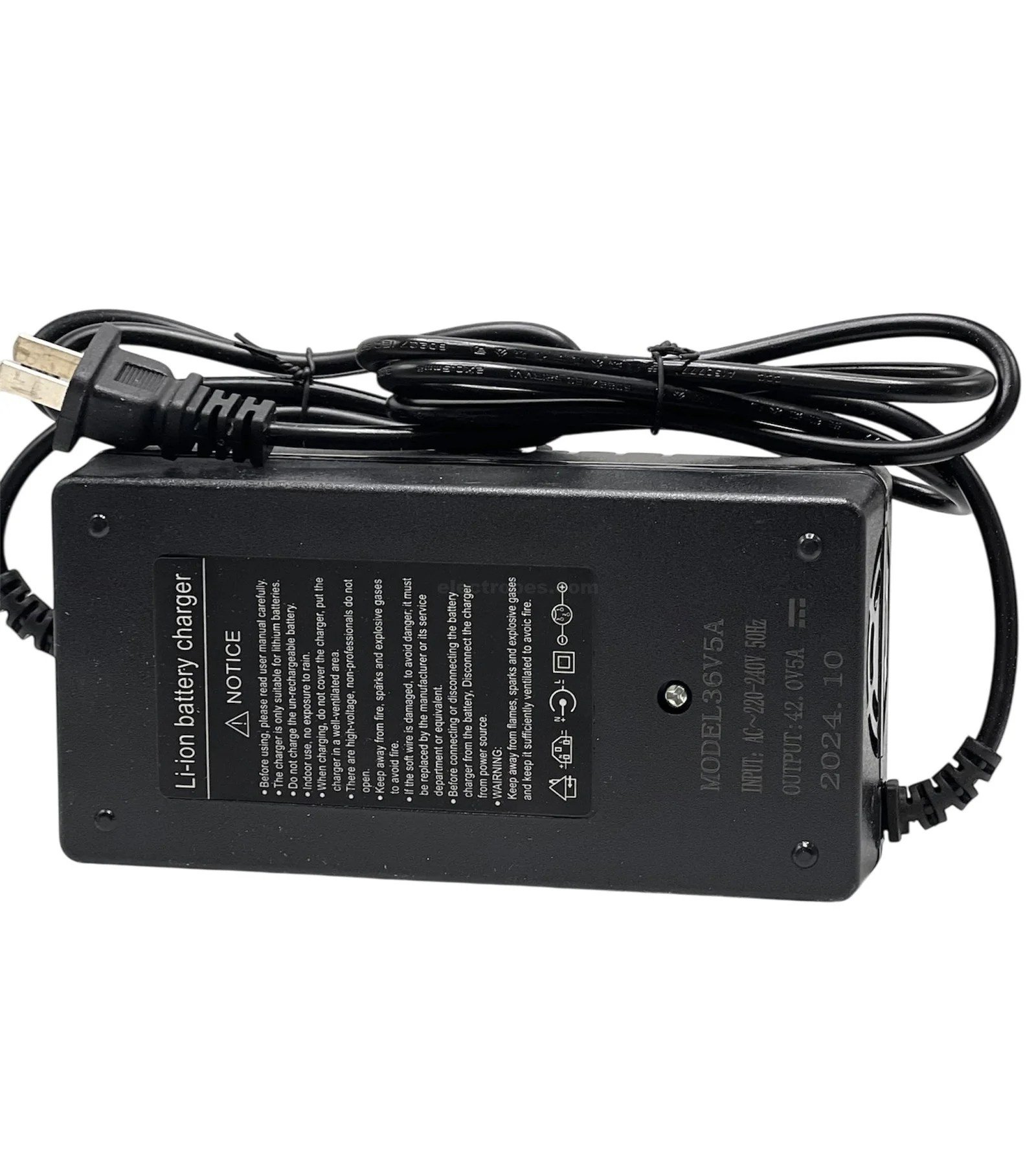 Photoroom_20250624_153314.jpg 36V-42V 5A Electric Bike Lithium Ion Battery Charger E-bike Charger Adapter - Image 2