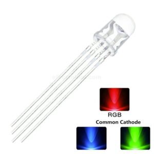 5mm 4 pin tri-color RGB LED Common Cathode