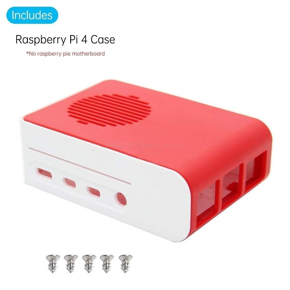 Raspberry-Pi-4-Case-Raspberry-Pi-4-Fan-ABS-Case-With-Cooling-Fan-Red-White-price-in-Pakistan.jpg Raspberry Pi 4 Case, Raspberry Pi 4 Fan ABS Case With Cooling Fan – Red and White - Image 6