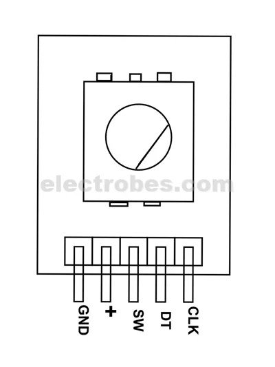 Rotary-Encoder-Pinout.jpg KY-040 360 Degree Rotary Encoder Module with Knob - Image 7