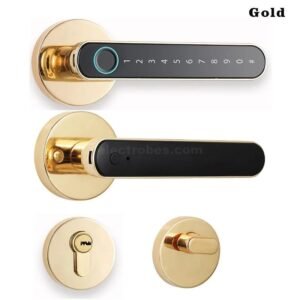 S604L Digital Smart Handle Door Automatic Lock with RFID, Pin, Key and Biometric Verification System for Home Office Security