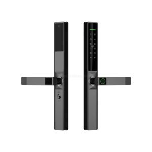 S610 Waterproof IP65 Smart Handle Door Automatic Lock with RFID, Pin, Key and Biometric Verification System for Home Office Security