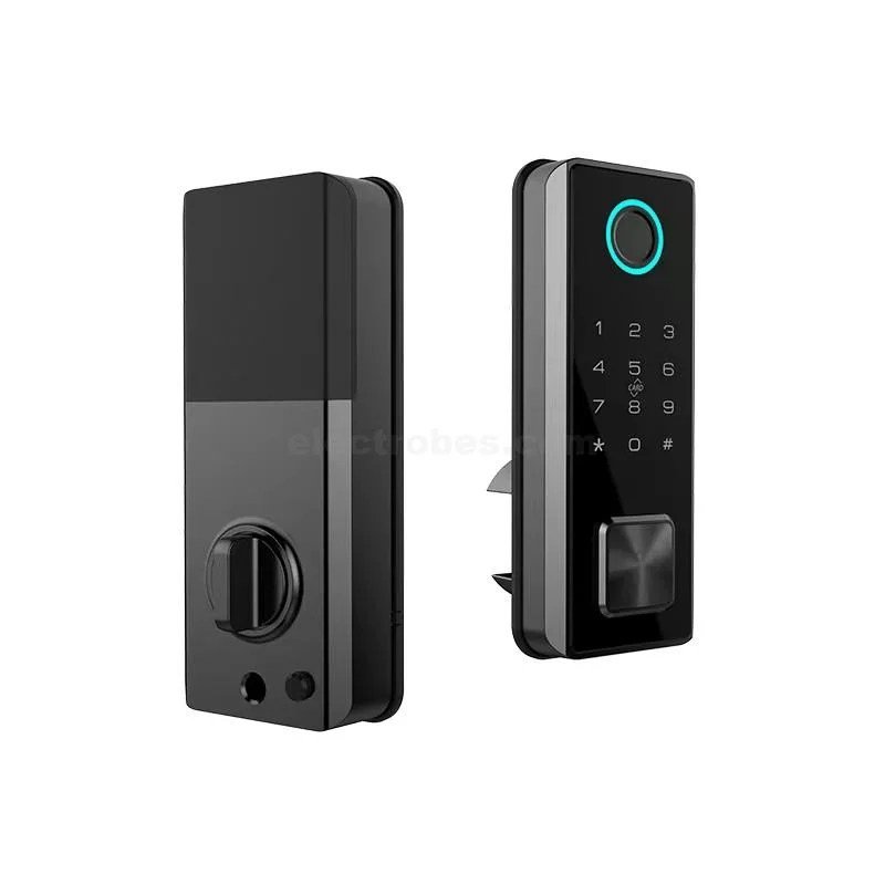 S919-7-smart-fingerprint-password-key-and-card-based-automatic-door-lock-in-Pakistan-3.jpg S919-7 Digital Smart Wooden Door Automatic Lock with RFID, Pin, Key and Biometric Verification System for Home Office Security
