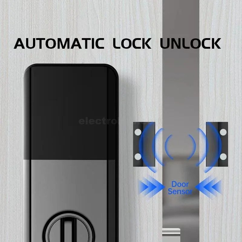 S919-7-smart-fingerprint-password-key-and-card-based-automatic-door-lock-in-Pakistan-6.jpg S919-7 Digital Smart Wooden Door Automatic Lock with RFID, Pin, Key and Biometric Verification System for Home Office Security - Image 5