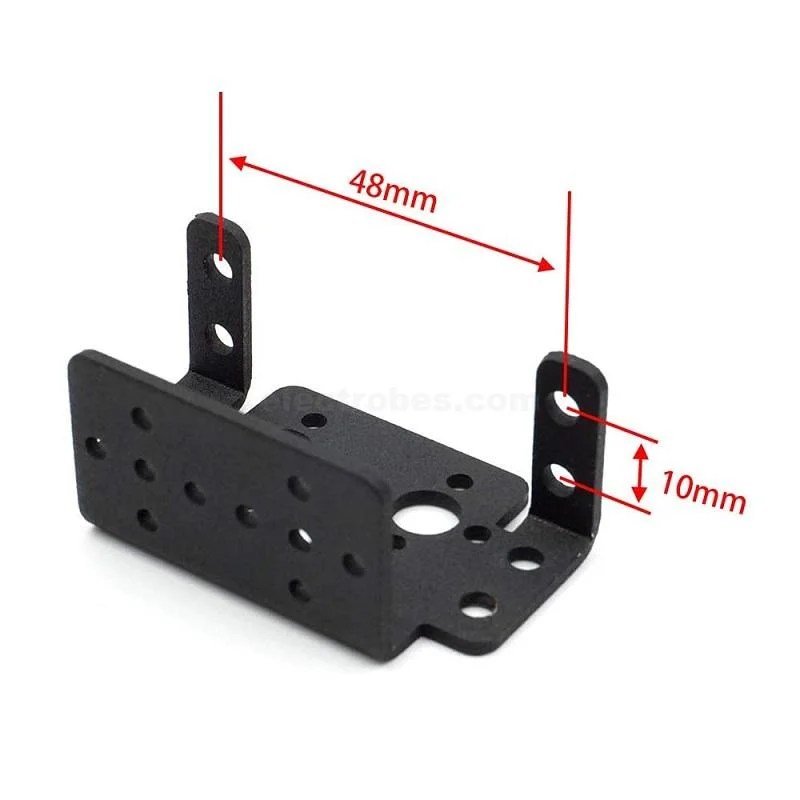 Servo-Mount-Brackets-For-MG995-MG996-Servo-Motor-in-Pakistan-1.jpg Multifunction Servo Bracket PTZ Robotic Manipulator DIY Robot Mount Kit - Image 6