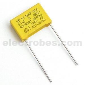 Suppression_Capacitor_0.1uf.jpg 104K 0.1uF 275VAC X2 Polypropylene Film Capacitor