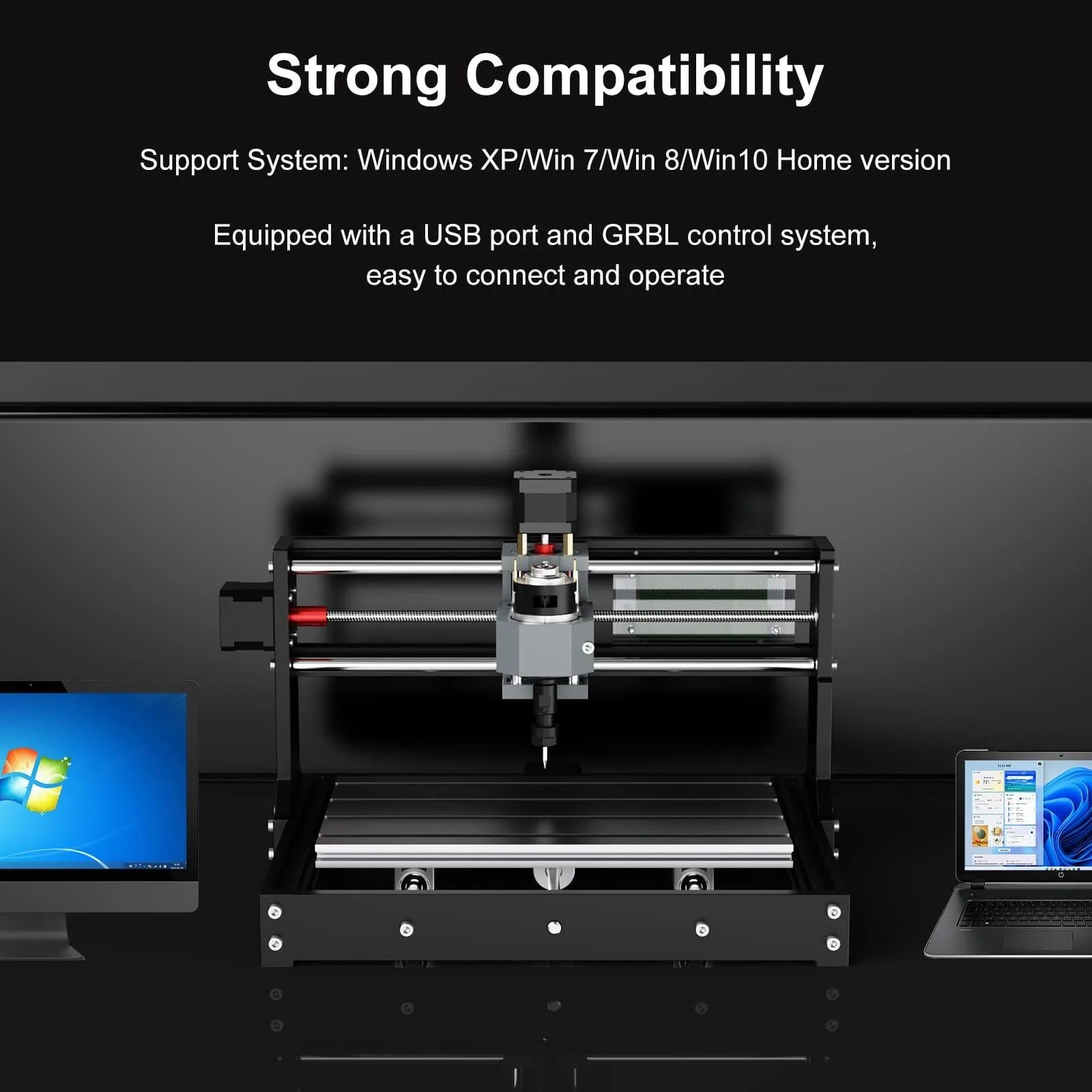 Twotrees-TTC3018-CNC-3D-Router-Cutting-Engraving-Machine-price-in-Pakistan.jpg TwoTrees TTC 3018S CNC Cutting Engraving Machine DIY Kit - Image 5