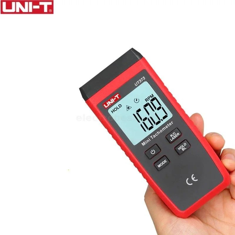 UNI-T-UT373-Mini-Digital-Laser-Tachometer-Non-Contact-Tachometer-RPM-Range-10-99999RPM-Tachometer-Odometer.jpg UNI-T UT373 Non-Contact Tachometer RPM Speed Sensing Meter - Image 5