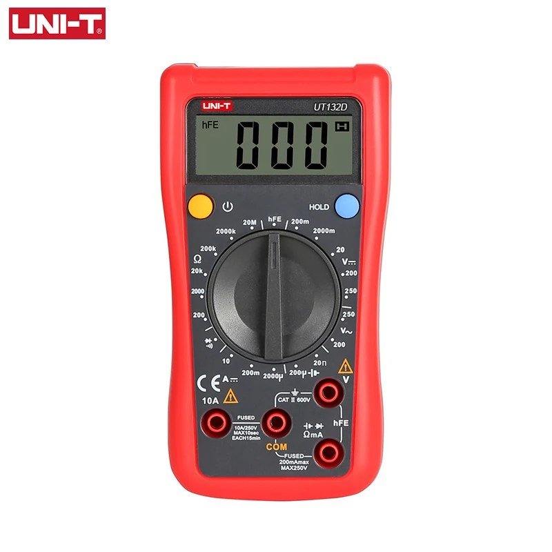 UNI-T-original-Digital-Multimeter-UT132A-UT132D-Current-Meter-250V-AC-DC-Voltmeter-Transistor-Capacitor-Tester-Resistance.jpg UNI-T UT132D Digital Multimeter DMM