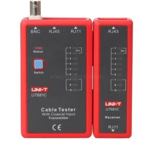UT681 UNI-T RJ11 RJ45 BNC Network Wire Cable Conductivity Tester
