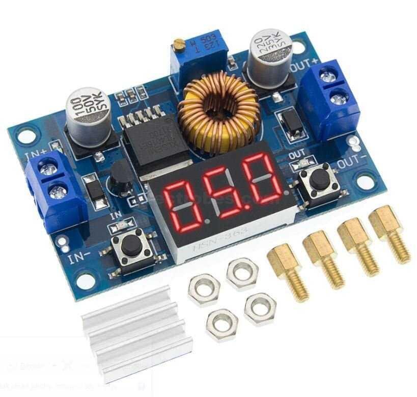 XL4015-DC-DC-Adjustable-Voltage-Stepper-with-Digital-Display-Voltmeter-in-Pakistan.jpg XL4015 5A DC-DC Voltage Regulator Supply Module With Display - Image 3