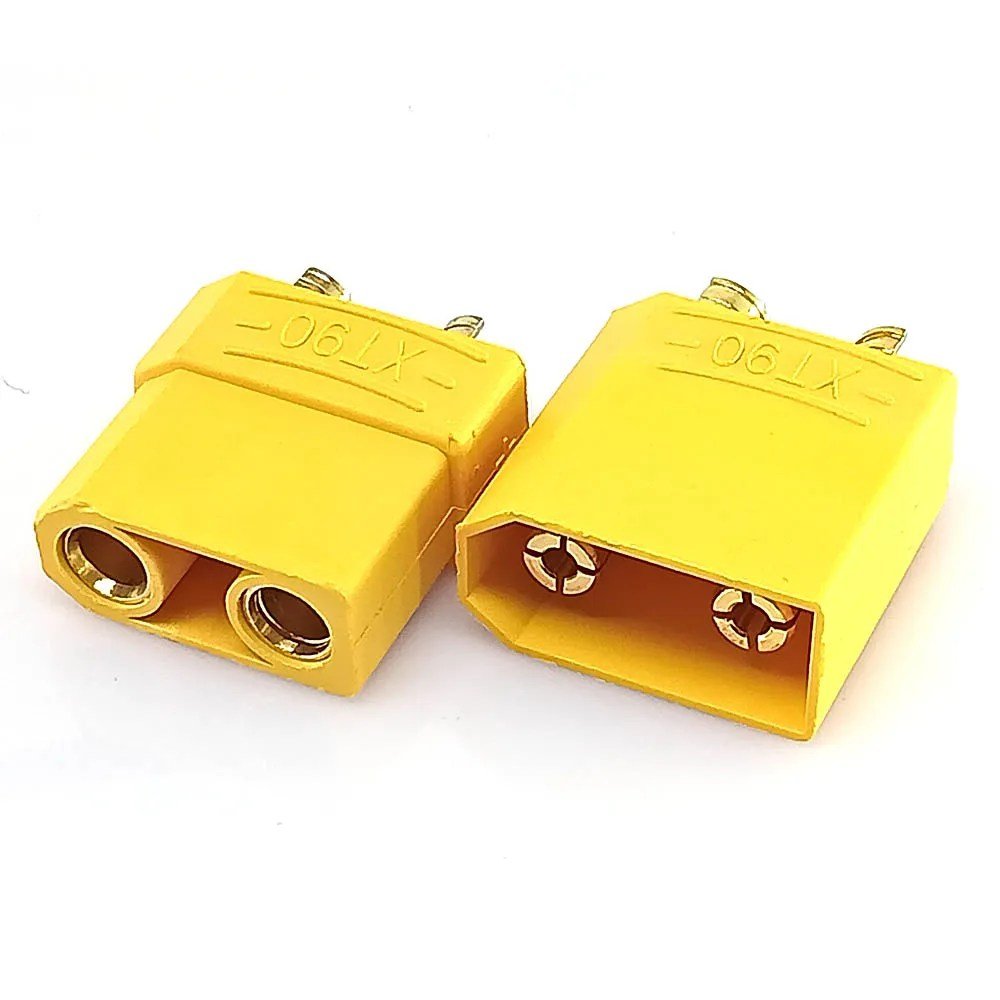 XT-90-Male-Female-Connector-pair-in-pakistan.jpg XT90 500V 90A Male and Female Connectors Pair Plug Sockets - Image 2