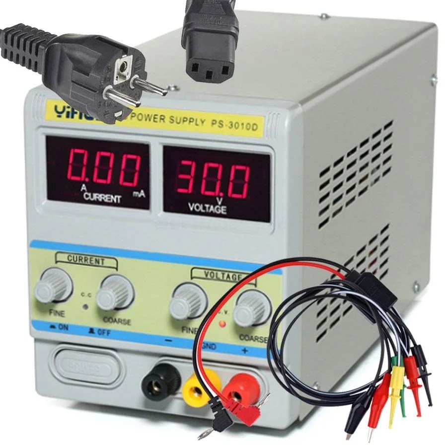 Y-PS-3010D-glowne.jpg YIHUA 3010D 30V 10A Direct Current Regulated Laboratory Power Supply - Image 2