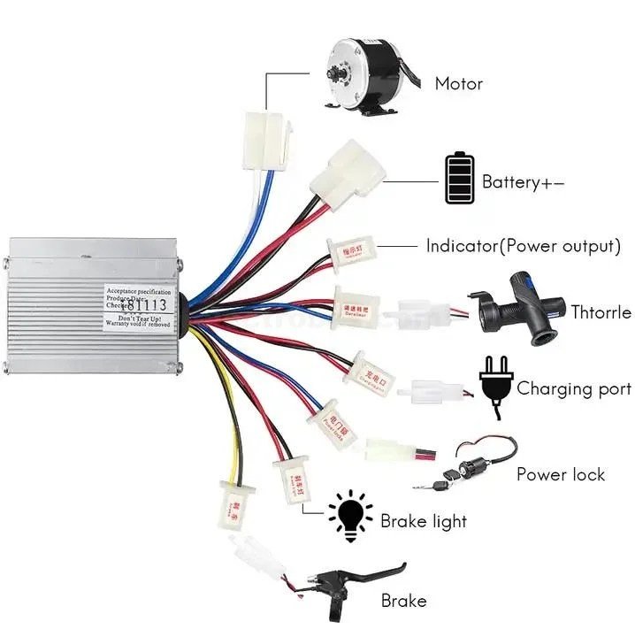 Yiyun-Tech-LB27-24V-250W-Brushed-Motor-Controller-for-MY1016-DC-Motor-for-E-bike-bicycle-at-best-price-online-in-Pakistan.jpg 24V 250W Brushed Motor Controller for MY1016 DC Motor for E-Bike - Image 4