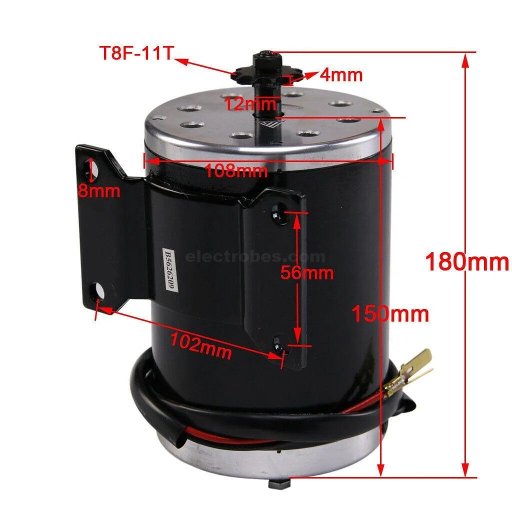 ZY1020-EVO-Brush-Controller-48V-36V-1000W-Pedal-Electric-Motor-Kit-in-pakistan.jpg MY1020 ZY1020 48 Volt 1000 Watt 3000RPM Brush Motor Electric Motor with Speed Controller and Pedal Trottle - Image 6