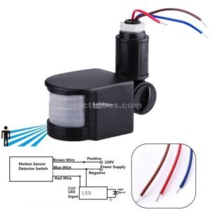 DC 12V Human Infrared Sensor Switch Light Sensor Infrared PIR Motion Sensor Switch 180 Degree