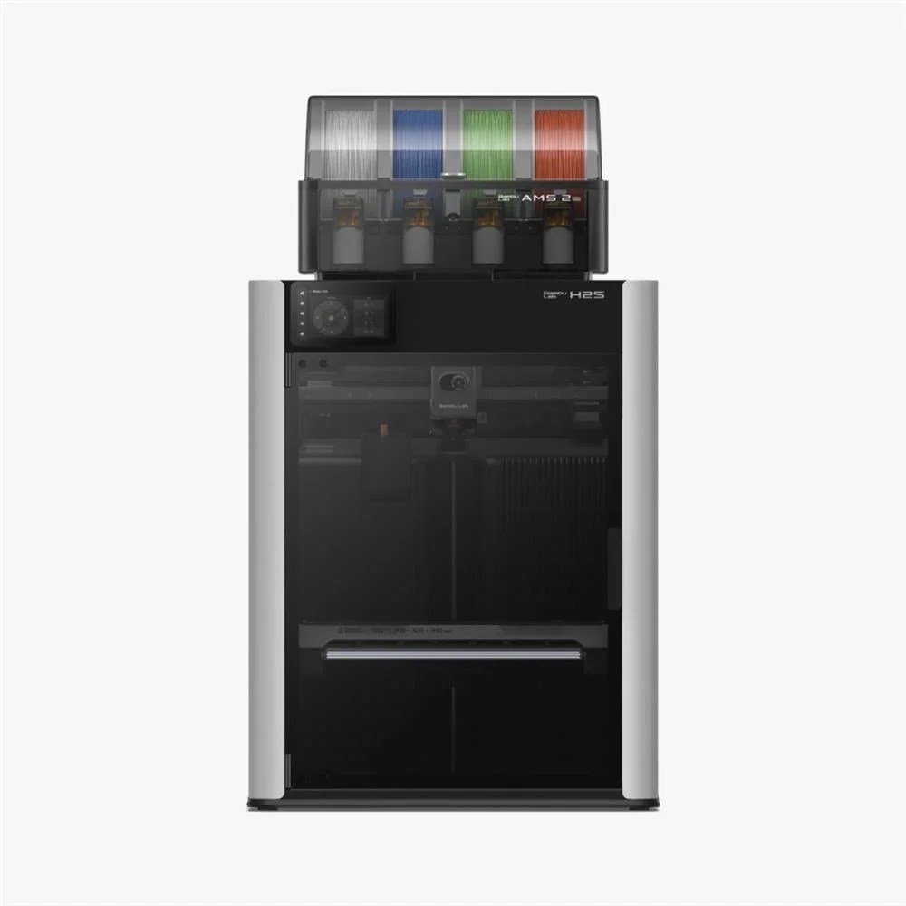 bambu-lab-h2s-combo-with-ams-fdm-3d-printer-16-color-printing-option-built-in-camera-upto-20000-mm-sc2b2-acceleration-at-best-price-in-pakistan-4.jpg Bambu Lab H2S Combo with AMS 2 FDM 3D Printer 16-color printing option, Built-in camera, Upto 20000 mm/s² Acceleration - Image 2