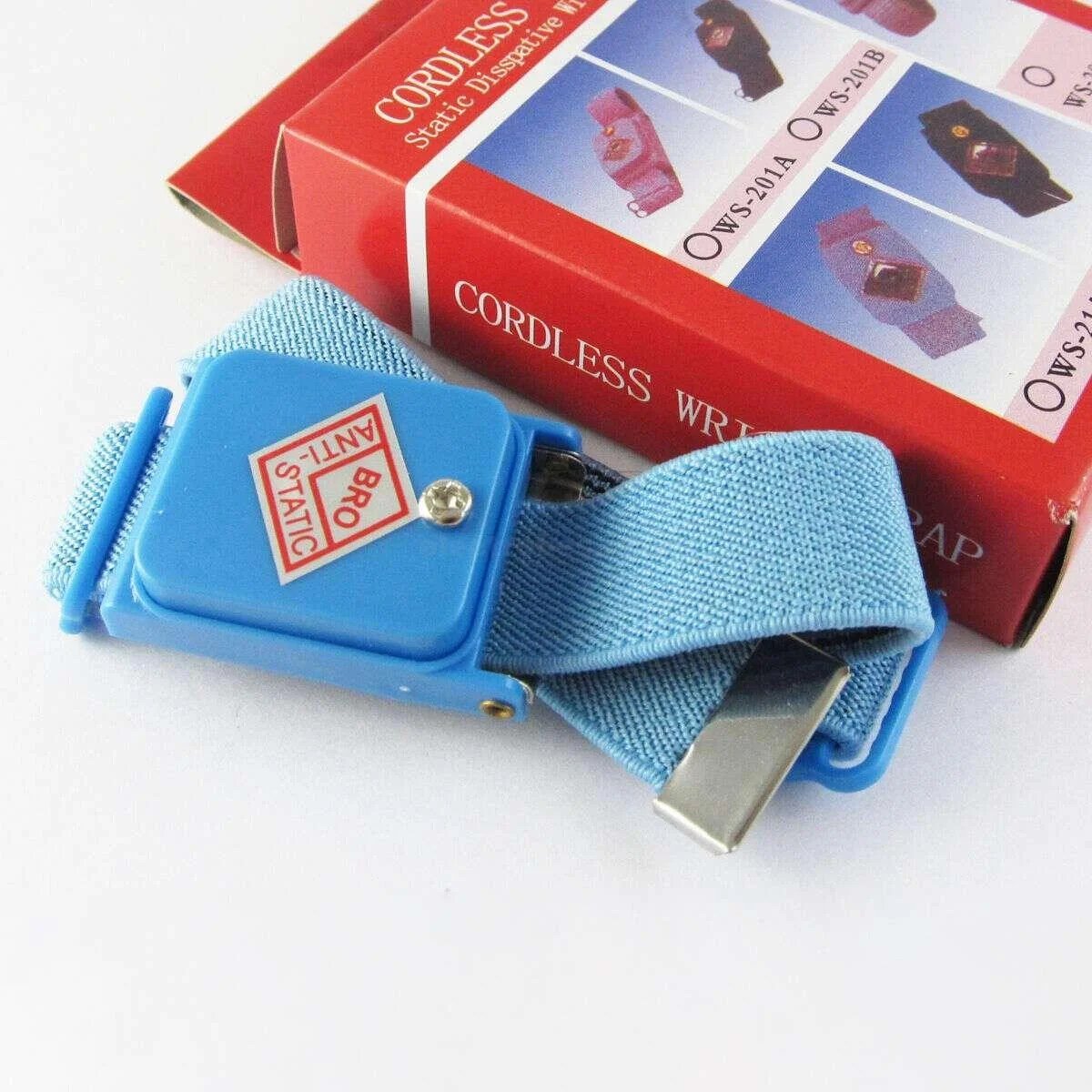 cordless-anti-static-wrist-strap-esd-band-for-diy-work-with-flexible-wire-in-pakistan.jpg Anti Static Bracelet, Electrostatic ESD Discharge Cable Band Wrist Strap Cordless Anti Static Bracelet Electrostatic ESD Discharge Cable Band Wrist Strap - Image 4
