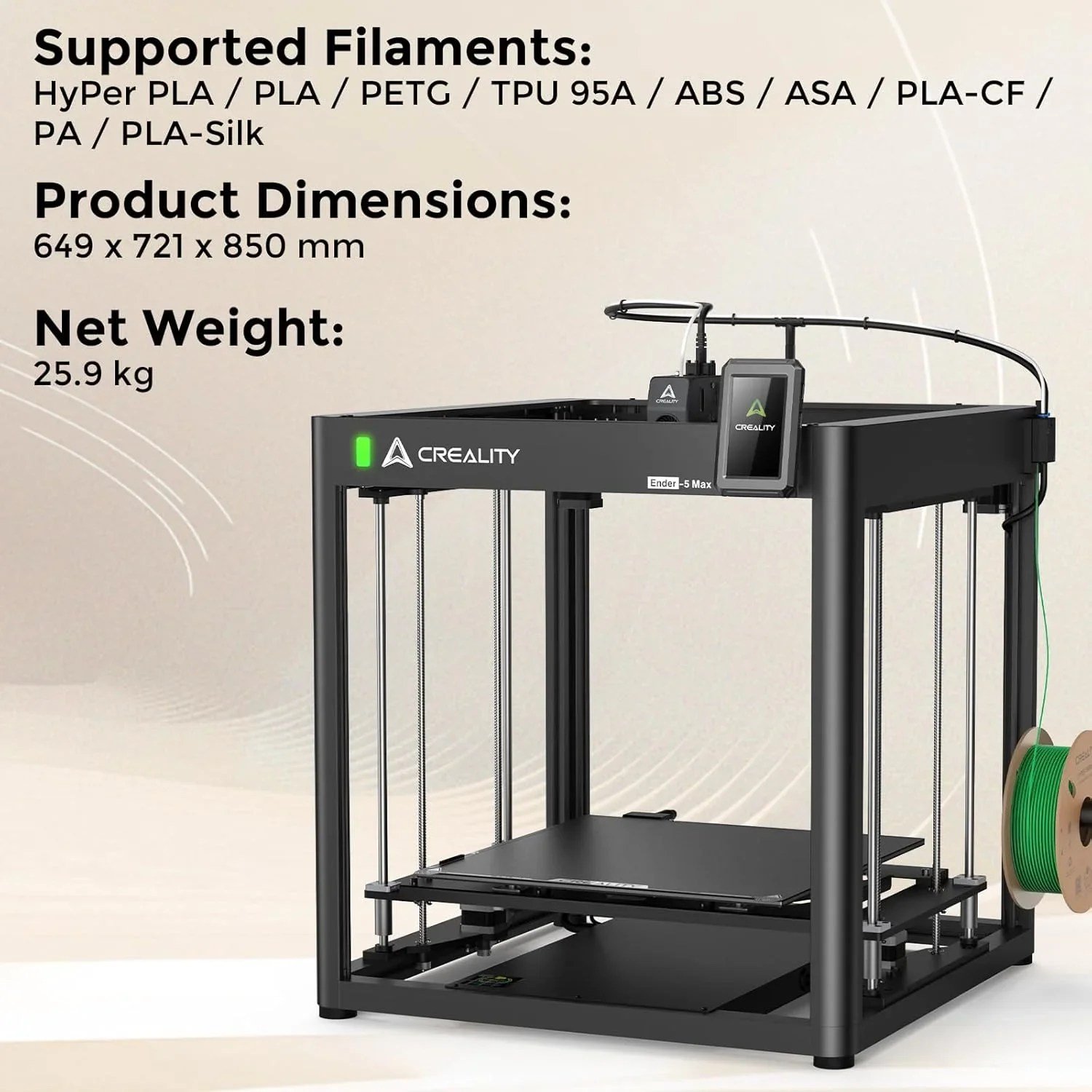 creality-ender-5-max-fdm-3d-printer-400x400x400mm-large-build-volume-at-best-price-in-pakistan-7.jpg Creality Ender-5 Max FDM 3D Printer, 400x400x400mm Large Build Volume - Image 4