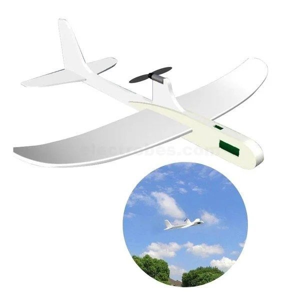 data-1.jpeg Hand Throwing Electric Kids Educational Toy Foam DIY Airplane - Image 2