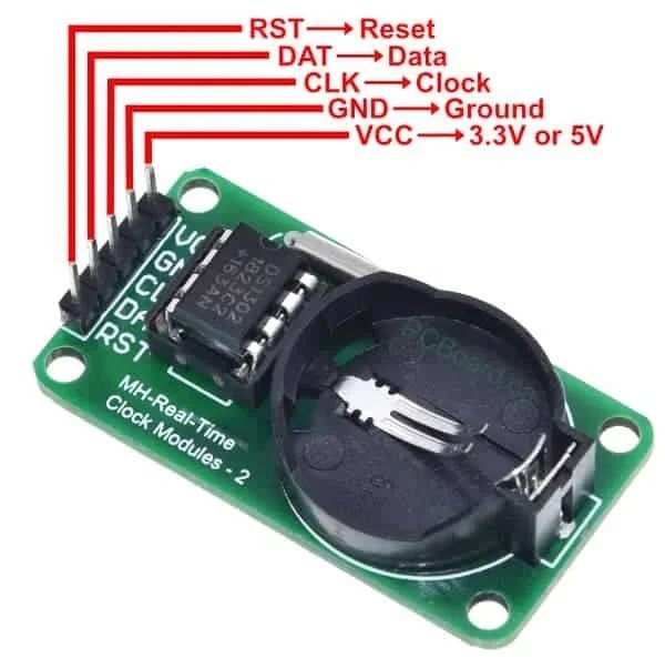 ds1302-rtc-real-time-clock-module-at-best-price-in-pakistan-3.jpg DS1302 Clock Module Real-Time Clock Module RTC for AVR ARM - Image 4