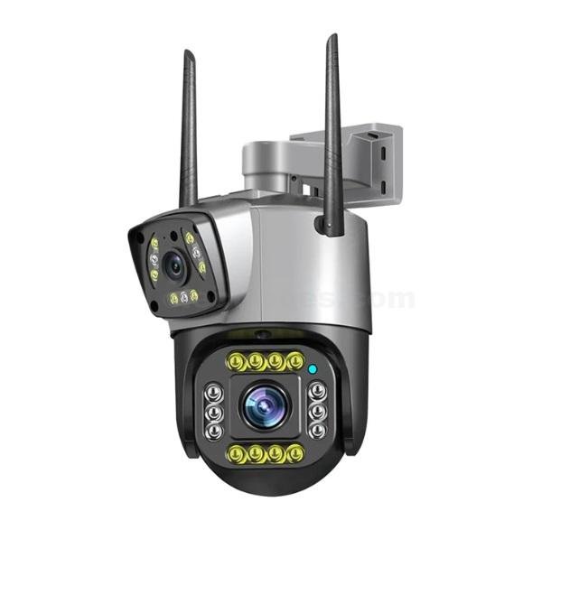 dual-WIFI-PTZ-camera.jpg Dual Camera Wireless security camera – 2mp – V380 Pro