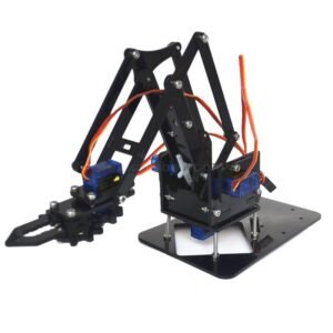 4 DOF Acrylic Robot Arm for Arduino Robotic Gripper Claw DIY Project STEM Toy
