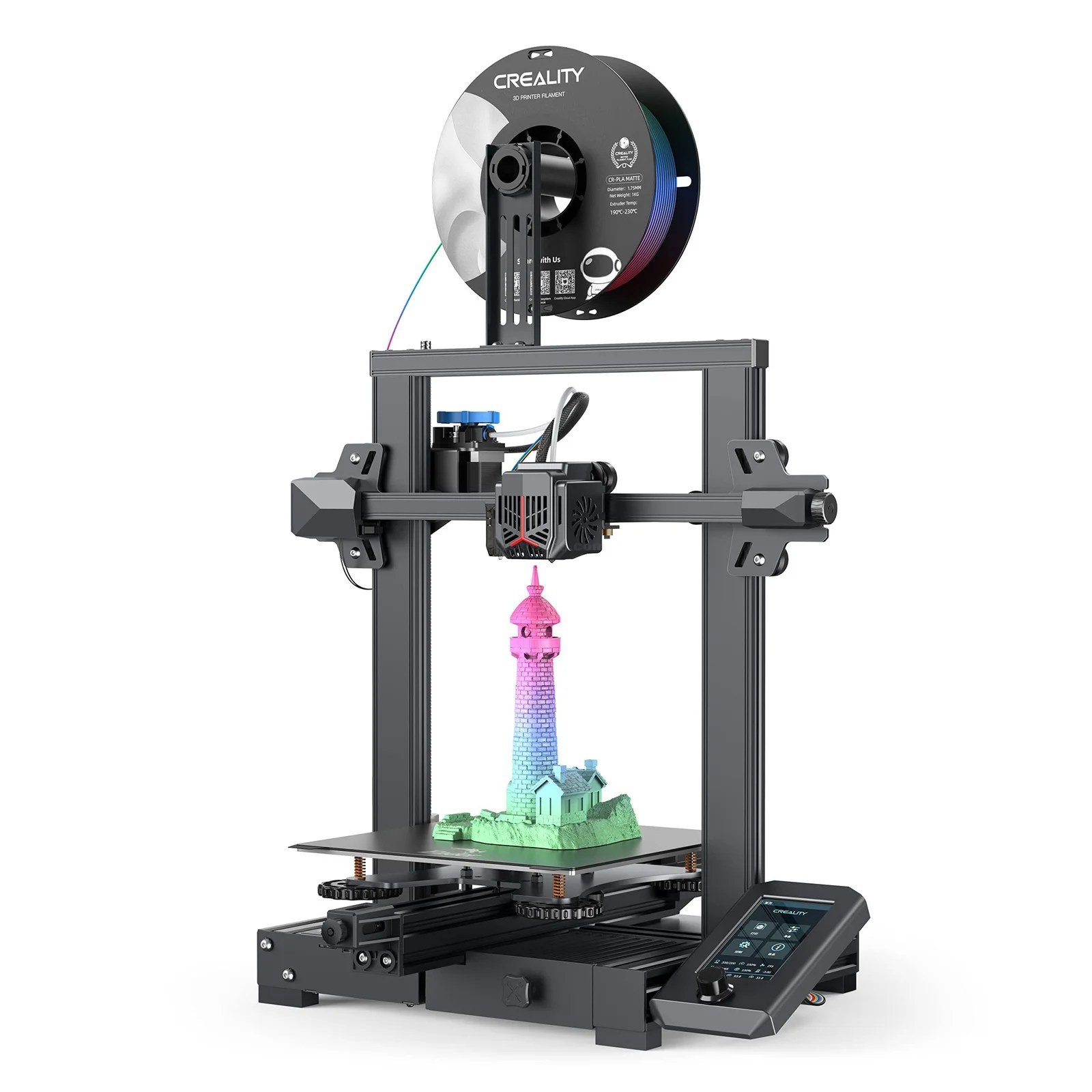 ender-3-v2-neo-fdm-3d-printer-in-pakistan.jpg CREALITY Ender-3 V2 NEO FDM 3D Printer compatible with 220x220x250mm Printing Volume - Image 2