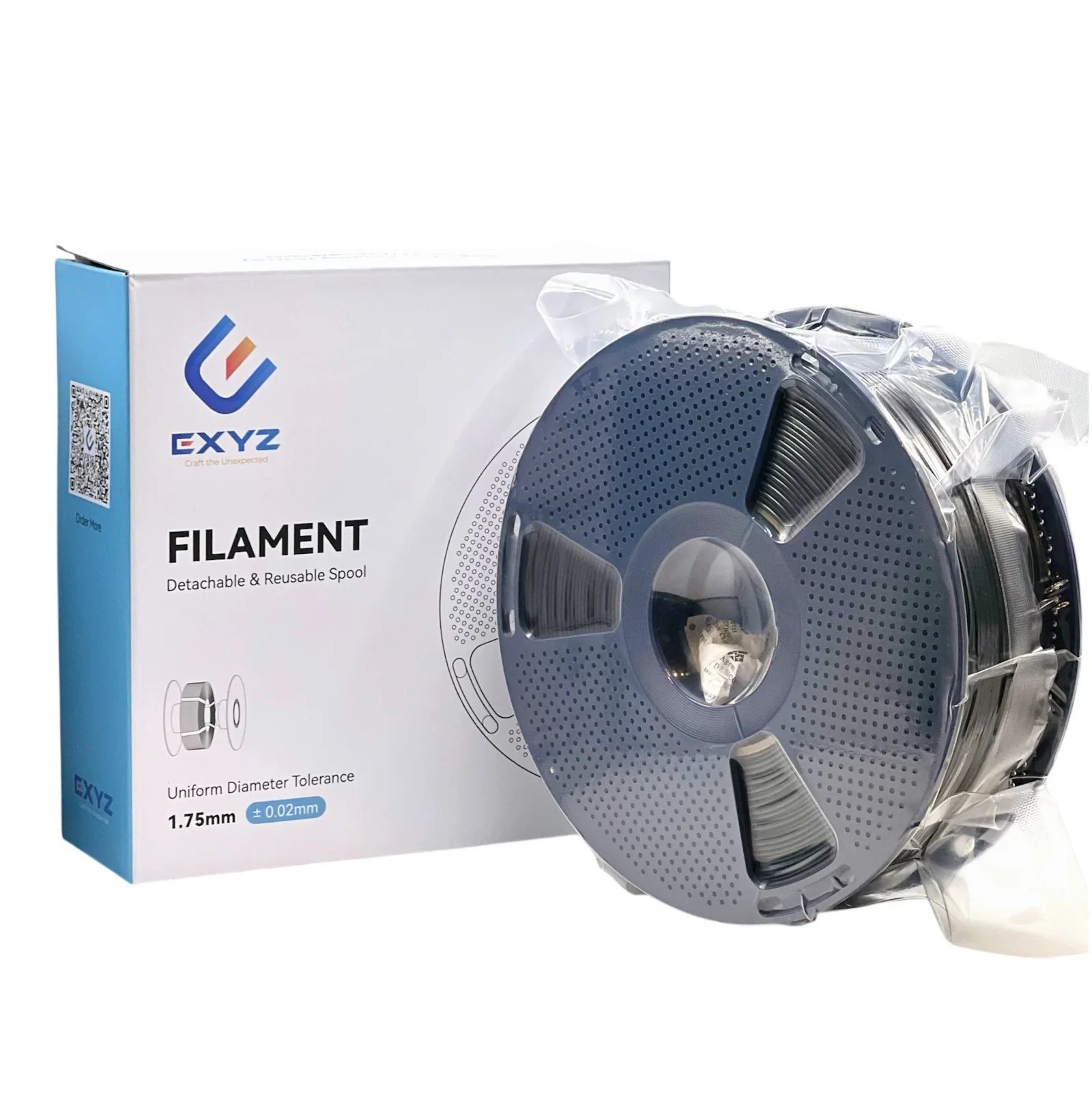 exyz-petg-1-75mm-3d-printer-filament-1kg-roll-at-best-price-in-pakistan-1.jpg EXYZ PLA+ 1.75mm 3D Printer Filament 1kg/Roll - Image 6