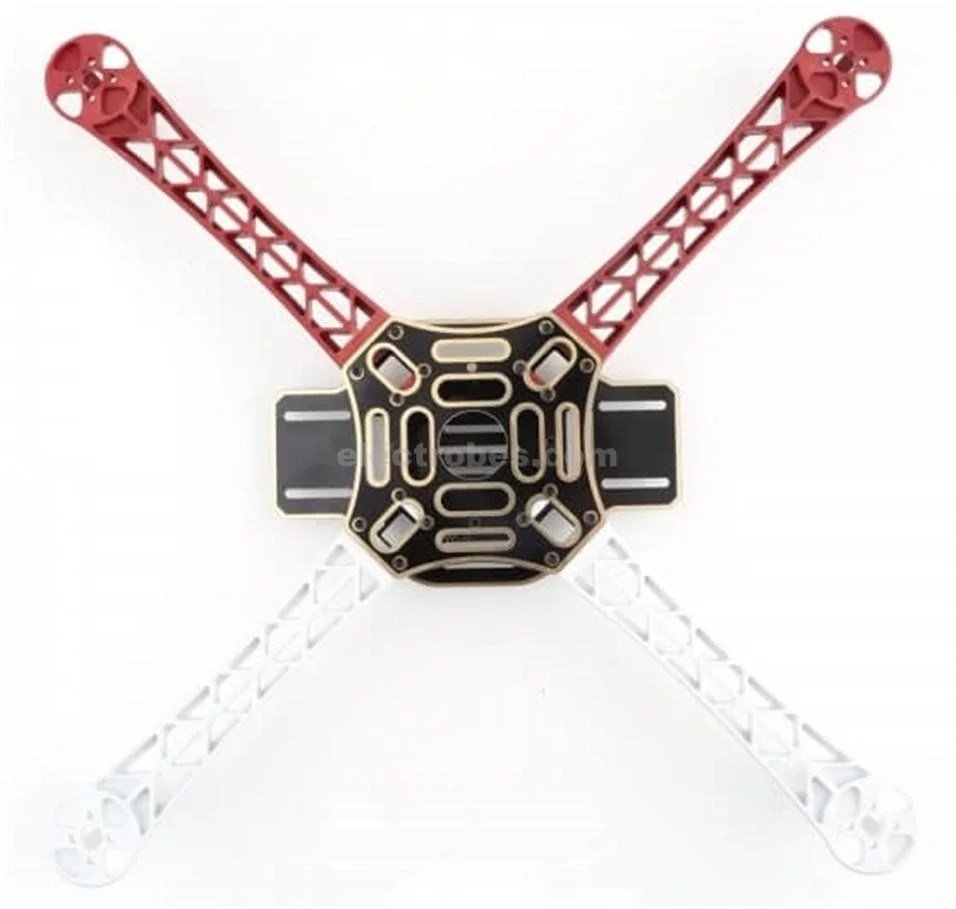 f450-quadcopter-drone-govdesi-drone-fram-6567.jpg F450 Quadcopter MultiCopter Frame Kit – Red+White - Image 5