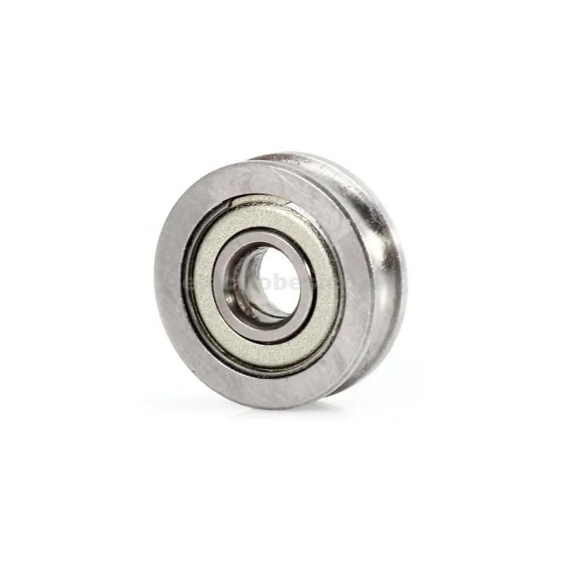 filament-pressing-bearing-grooved-u604zz.jpg U604ZZ Toothless Idler Pulley U-Groove Guide Wheel for CNC & 3D Printer