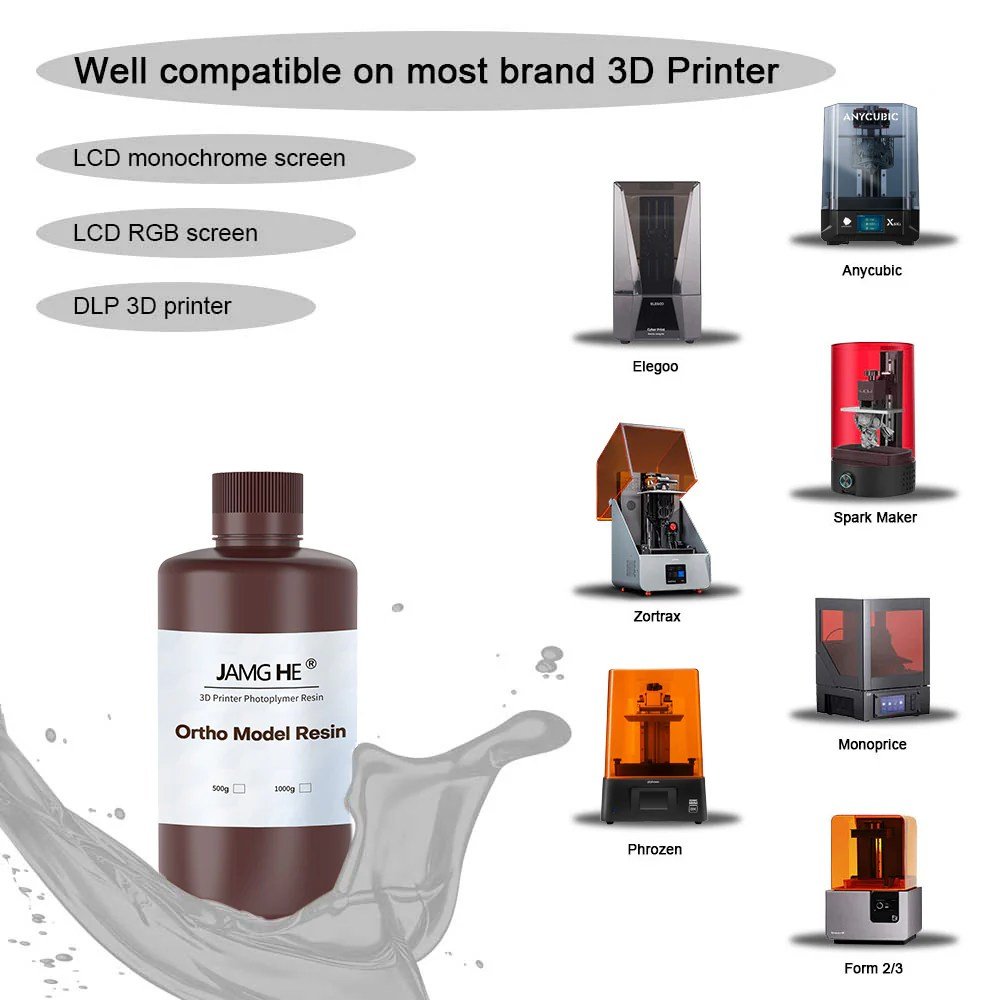 jamg-he-dental-ortho-model-resin-for-monochrome-DLP-LCD-resin-3d-printer-in-Pakistan.jpg JAMG HE Dental Ortho Model Resin 3D Printer Resin Easy Casting Resin for DLP LCD MONO (1000G) – Skin - Image 5