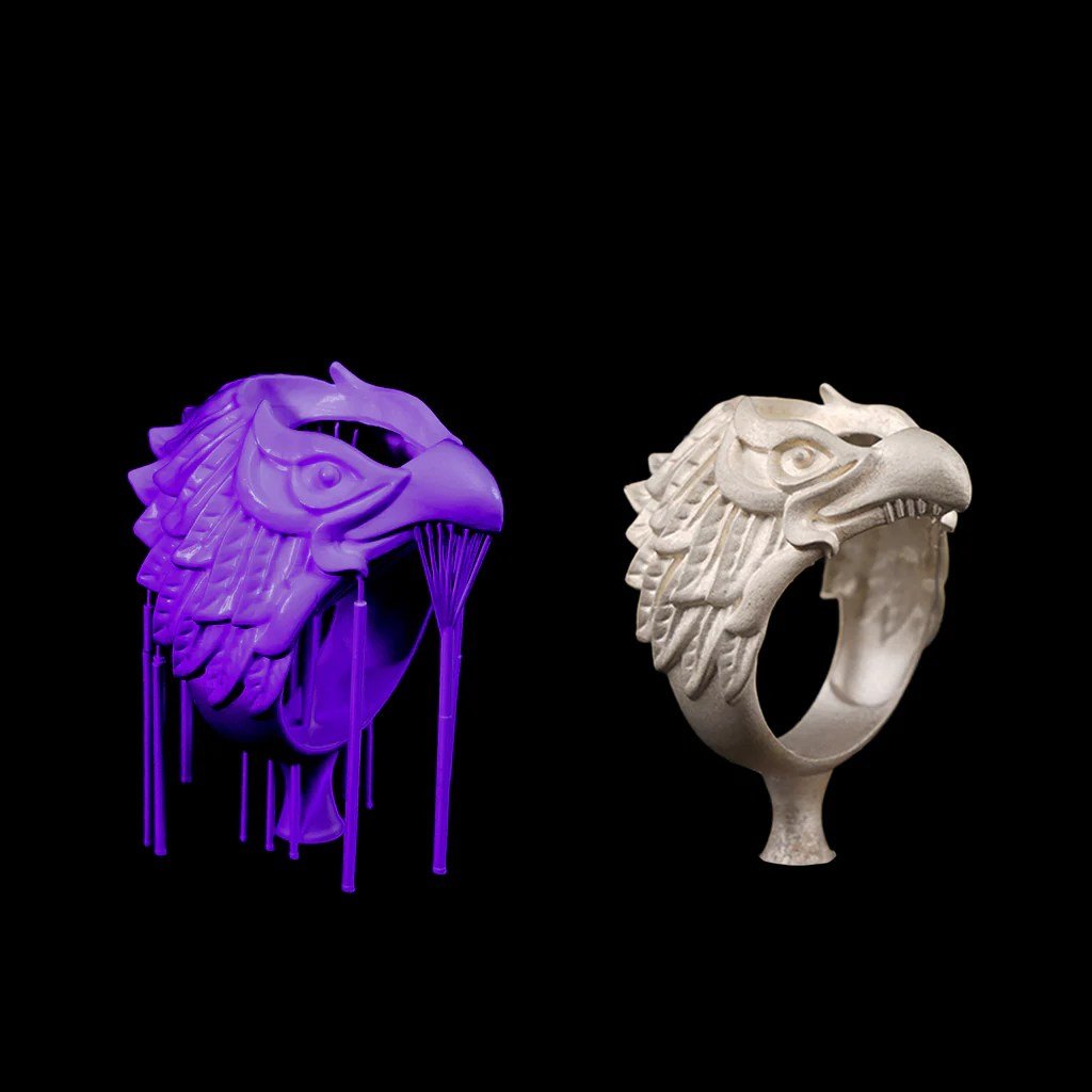 jamghe-X-cast-resin-for-resin-3d-printer-material-jewelery-cast-resin-in-Pakistan.jpg JAMG HE X-Cast High Wax Resin, Easy to Cast 3D Printer Resin – 1000g - Image 5