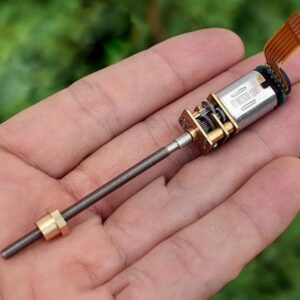 Long Shaft Precision Electronic Lock Motor N20 Geared Motor CW CCW Micro DC 3V-3.7V 73rpm-88rpm Slow Speed with Feedback Linear