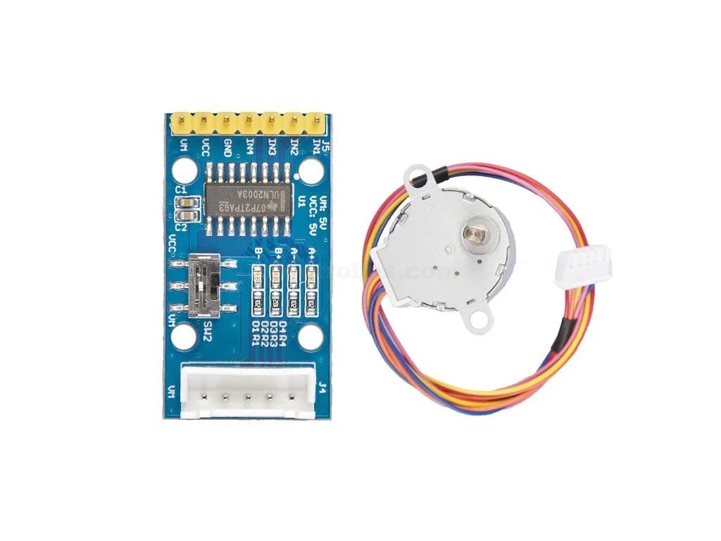 main.jpg 28BYJ-48 5V DC Mini Stepper Motor with ULN2003 Stepper Motor Driver Module - Image 2