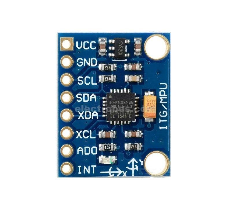 mpu-6050-1.jpg MPU6050 GY-521 6DOF 3 Axis Analog Gyro Sensor + 3 Axis Accelerometer Module