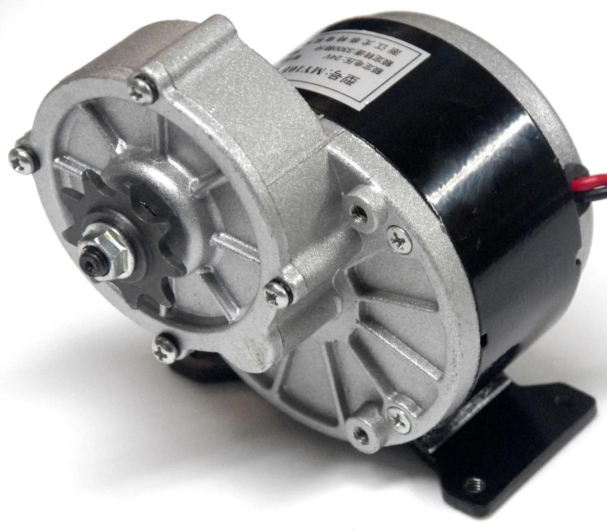 my1016zz-dc-motor-in-rawalpindi.jpg MY1016Z3 24V 350W DC 9T Gear Reduction Electric Motor For Electric Scooter Bicycle Kit - Image 5