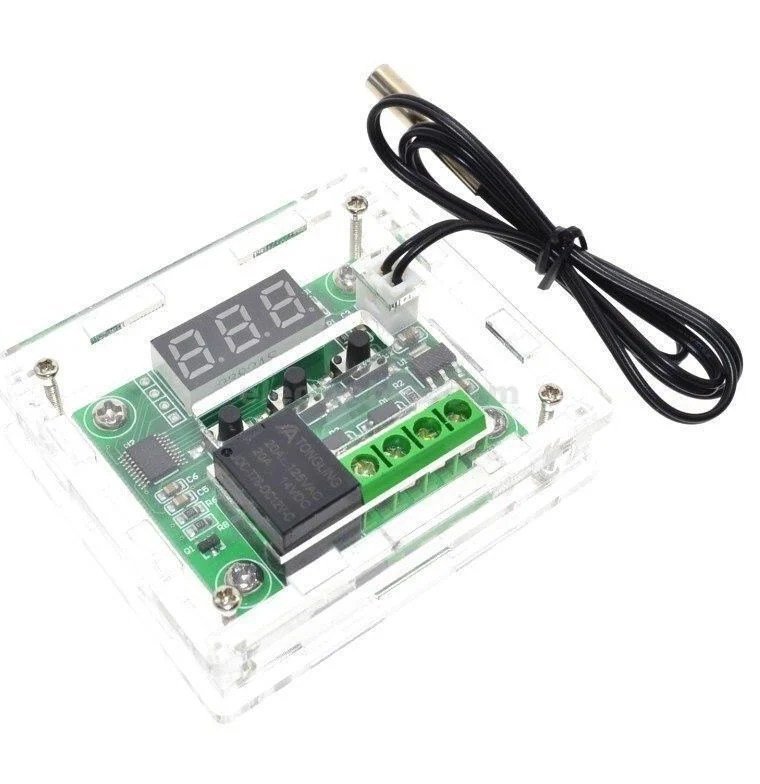 pic_002-1.jpg Enclosure Box Transparent Acrylic Case for W1209 Thermostat Controller