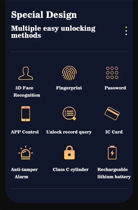 qleung-s914max-3d-face-tuya-wifi-automatic-lock-fingerprint-code-card-smart-door-lock-with-peephole-camera-at-best-price-in-pakistan-1-1.jpg S914MAX 3D Face Tuya Wifi Automatic Lock Fingerprint Code Card Smart Door Lock with Peephole Camera - Image 4