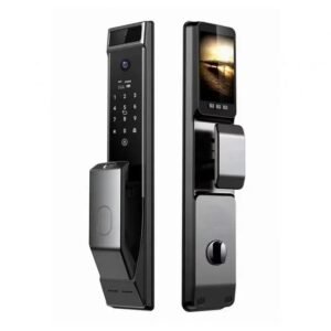 S914MAX 3D Face Tuya Wifi Automatic Lock Fingerprint Code Card Smart Door Lock with Peephole Camera