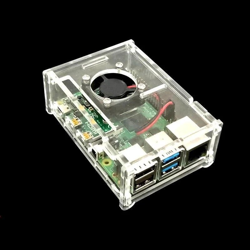 raspberry-pi-4-acrylic-transparent-case-clear-shell-for-raspberry-pi-4-rpi-enclosure-rpi-4-model-b-in-pakistan.jpg Raspberry Pi 4 Acrylic Case Transparent Shell Clear Enclosure Box with Cooling Fan for Raspberry Pi 4 Model B - Image 3