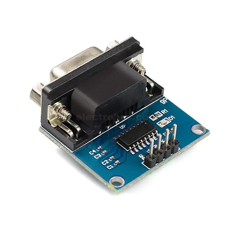 rs-232_to_ttl_converter_module_max3232-at-best-price-in-pakistan.jpg MAX3232 RS232 to TTL Converter Module DB9 Connector 5V Serial Module - Image 2