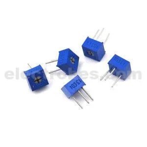 s-l300-1.jpg 1K Ohm 102 Multi turn Trimpot Potentiometer / Variable Resistor - Image 2
