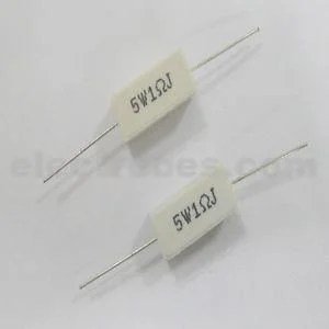 s-l300-3.jpg 5W 1R 1 Ohm 5% Wirewound Sandblock Ceramic Cement Resistor - Image 2