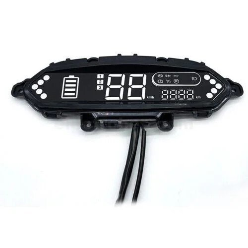 s-l500-4.jpg 48V-72V Universal Electric Bicycle Scooter Speedometer Odometer LED Dash Display
