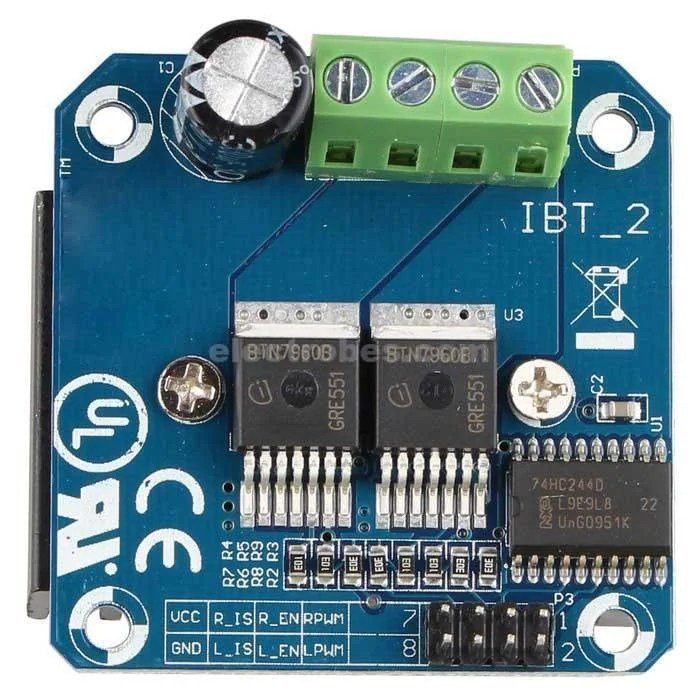 sku_436966_3.jpg IBT-2 43A H-bridge Double BTS7960 High Power Motor Driver Module - Image 2
