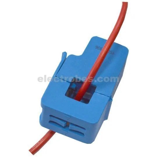 sns-current-2.jpg 100A SCT-013 100A/1V Non-invasive AC Current Clamp Sensor - Image 2