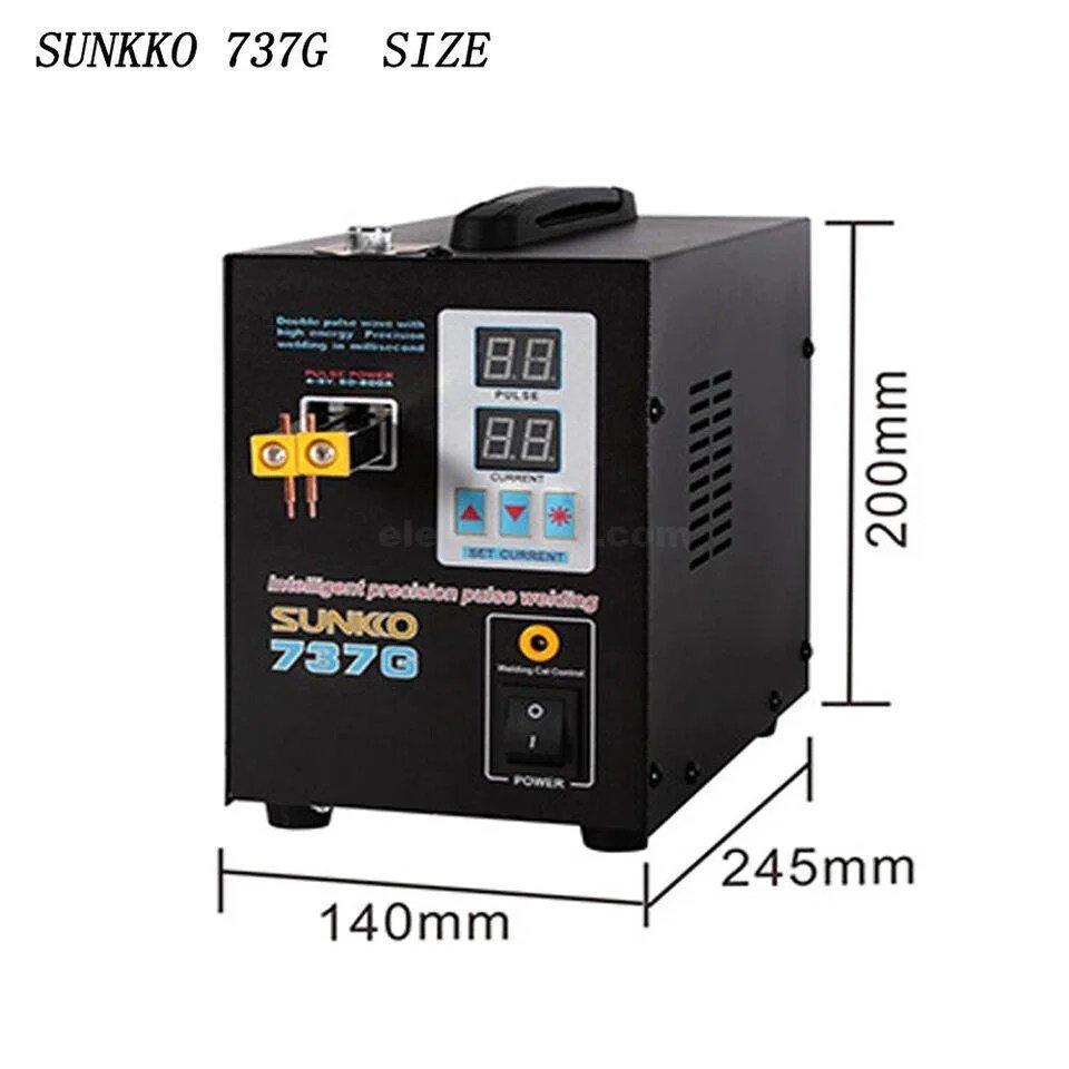 sunkko-737G-1500-spot-welding-machine-for-18650-32700-26700-battery-pack-manufacturing-in-Pakistan.jpg SUNKKO 737G Spot Welder Double Pulse Precision Welding Machine for 18650 Lithium Battery Welding 1.5KW Spot Welder - Image 7