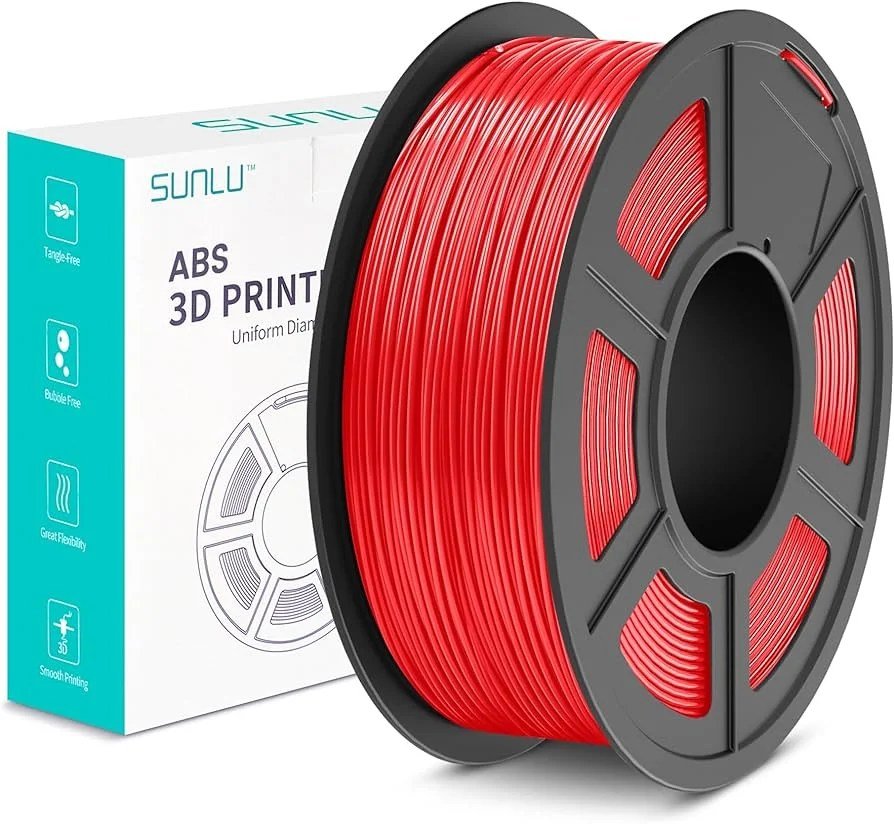 sunlu-red-abs-3d-printer-material-3d-filament-for-3d-printing-at-best-price-in-Pakistan.jpg SUNLU ABS 1.75mm 1KG 3D Printer Filament - Image 4